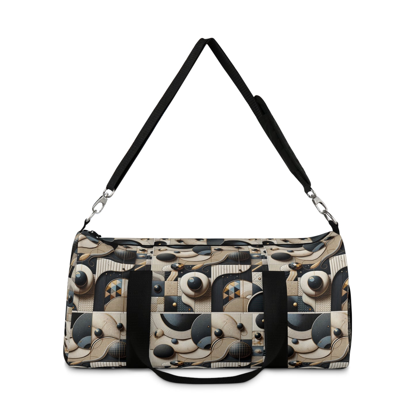 Tech-forward Luxe Streetwear Tech Luxe Fusion Duffel Bag - 8404 Design-71