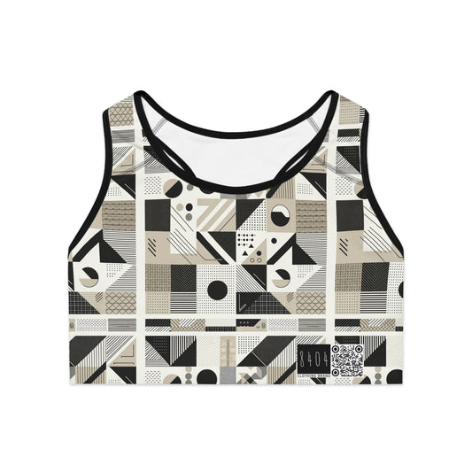 Elevated Athleisure Modern Sophistication With Sporty Elements Sports Bra - 8404 Design-76