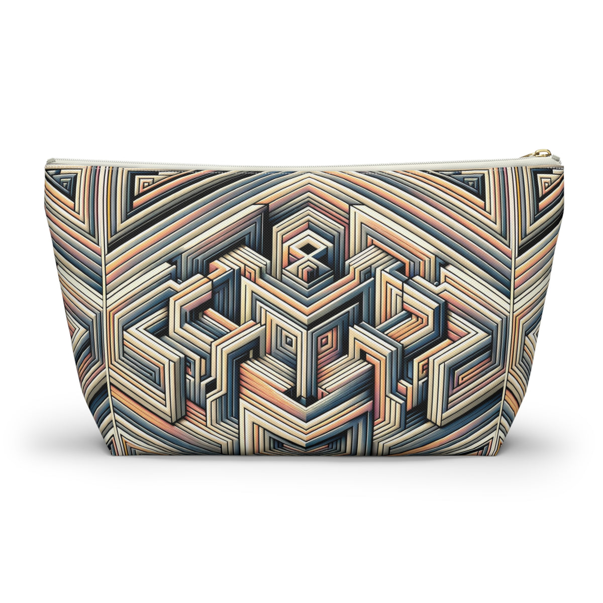 Tech Illusion Graphics Futuristic Artistry Accessory Pouch W T-bottom - 8404 Design-52