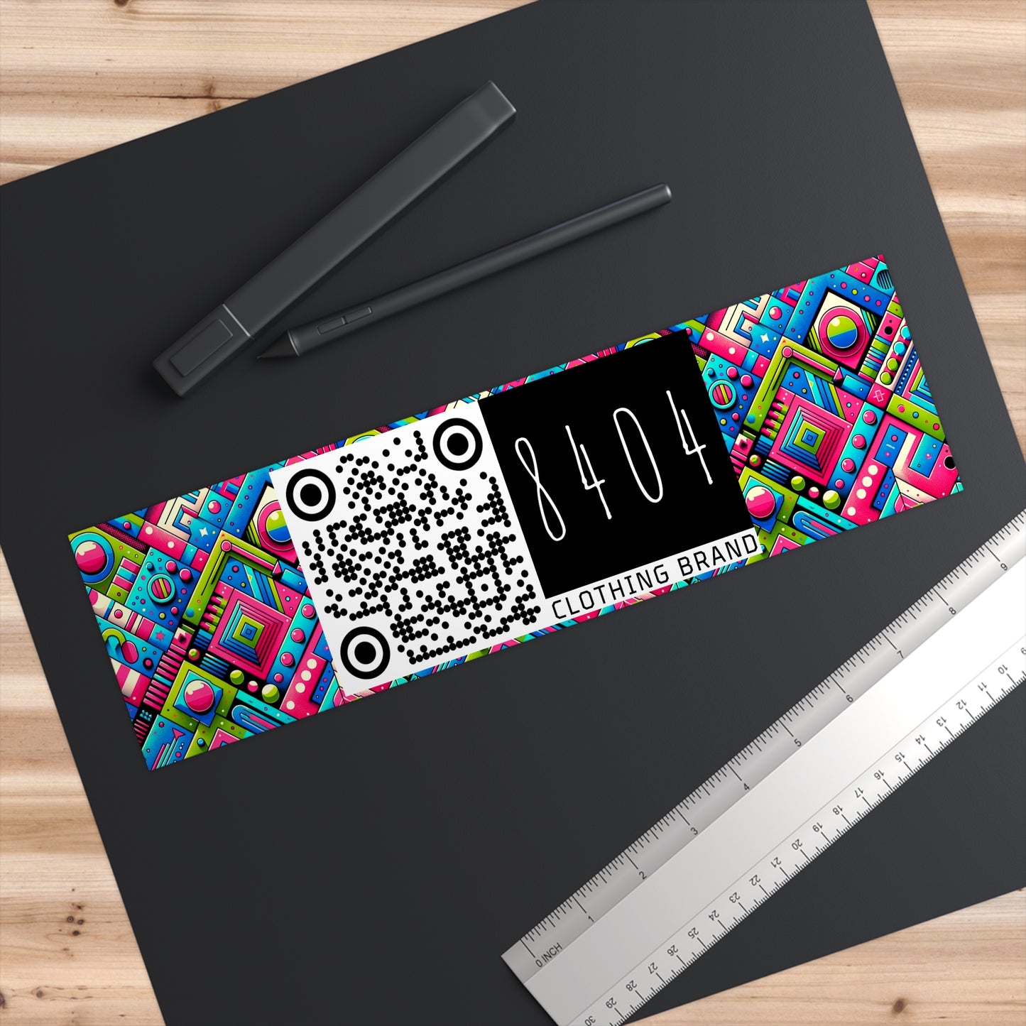 Neon Street Pop Vibrant and Eye-catching Bumper Sticker - 8404 Design-63