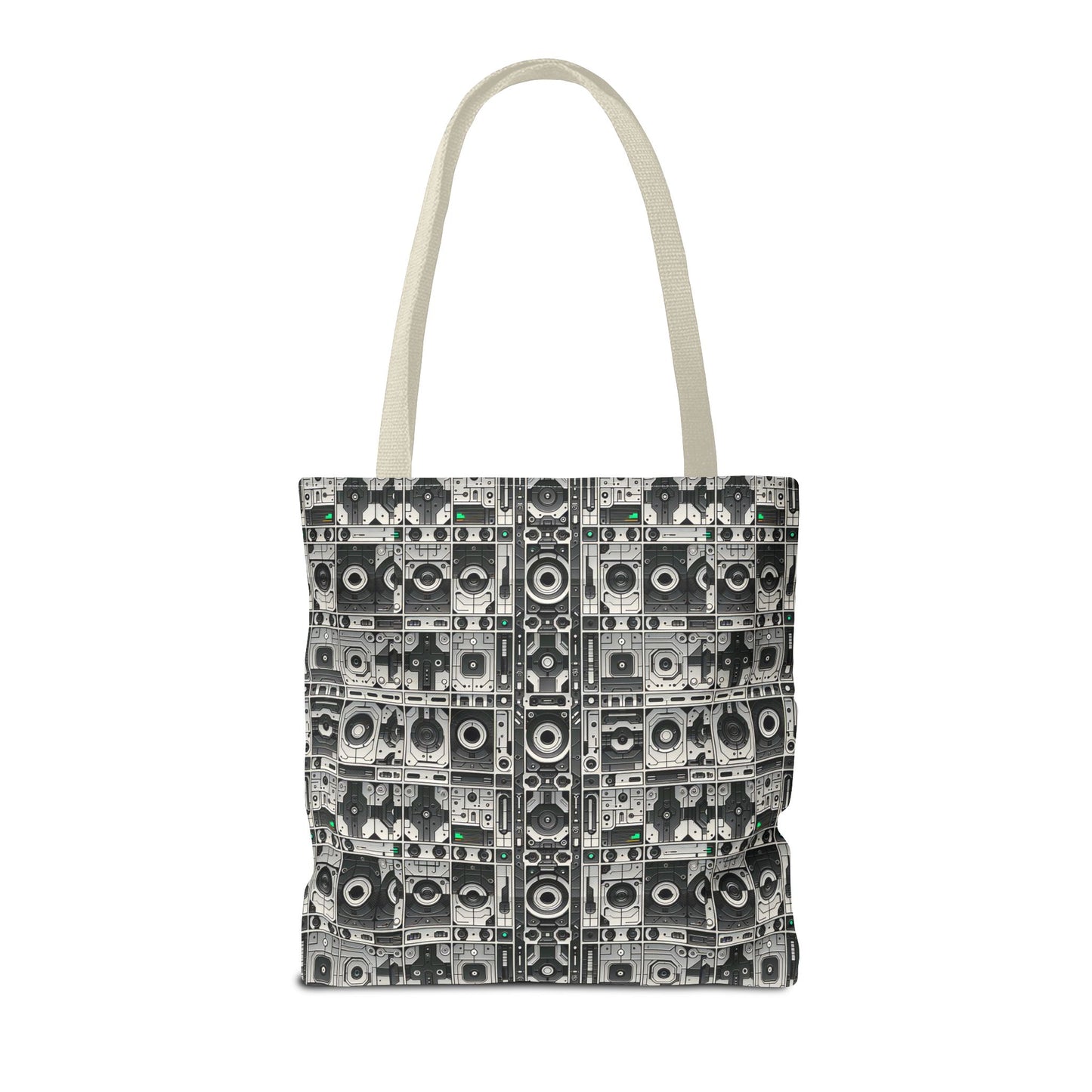 Tech Utility Aesthetics Tech-Forward Minimalism Tote Bag - 8404 Design-60