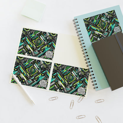 Tech-Infused Graphics Tech-Forward Streetwear Sticker Sheets - 8404 Design-53