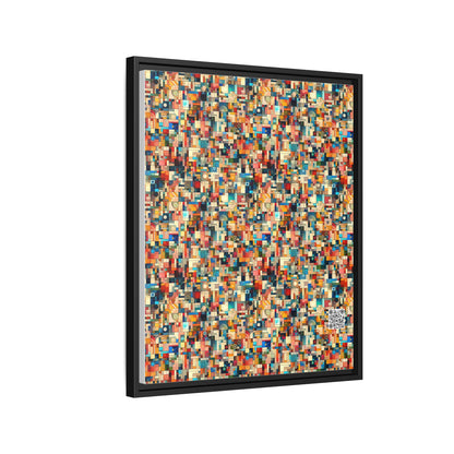 Digital Artistic Expression Artistic Streetwear Matte Canvas, Framed (multi-Color) - 8404 Design-46 B