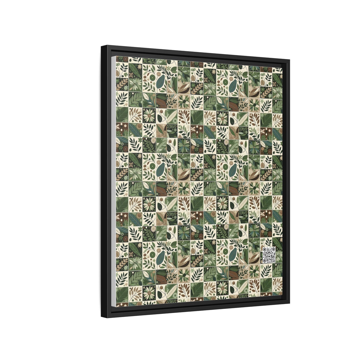 Streetwear Sustainability Environmentally Conscious Streetwear with a Natural Aesthetic Matte Canvas, Framed (multi-color) - 8404 Design-57 B