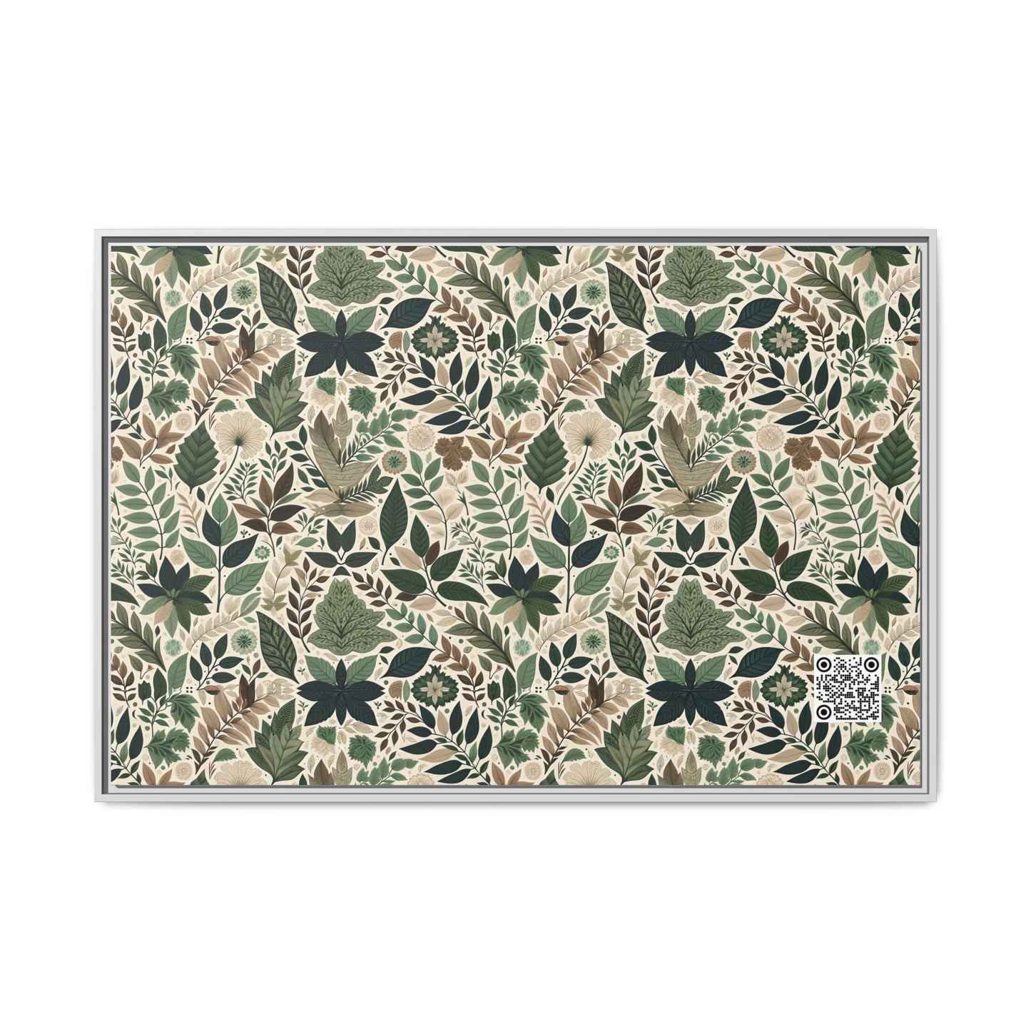 Streetwear Sustainability Environmentally Conscious Streetwear with a Natural Aesthetic Matte Canvas, Framed (multi-color) - 8404 Design-57 A