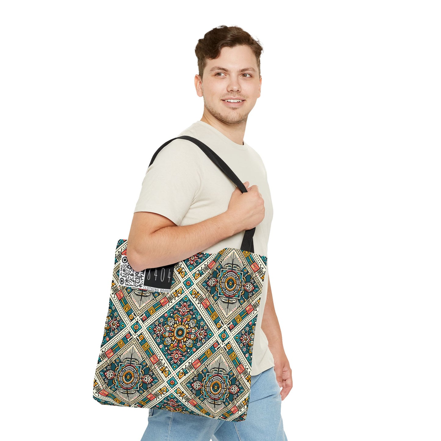 Cultural Fusion Tech Blend of Cultural Heritage With Tech-Inspired Elements Tote Bag - 8404 Design-64