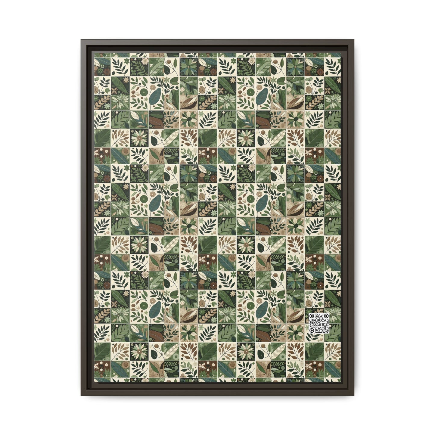 Streetwear Sustainability Environmentally Conscious Streetwear with a Natural Aesthetic Matte Canvas, Framed (multi-color) - 8404 Design-57 A