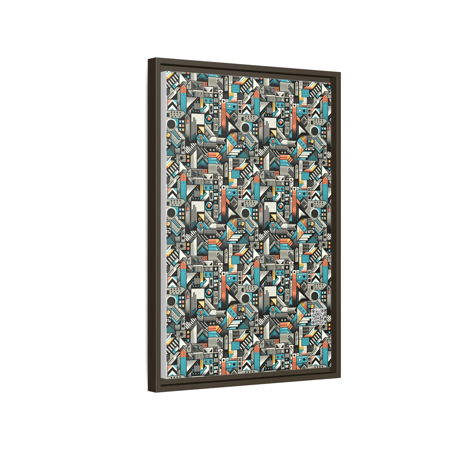 Digital Street Art Urban Street Style Matte Canvas, Framed (multi-color) - 8404 Design-81 B