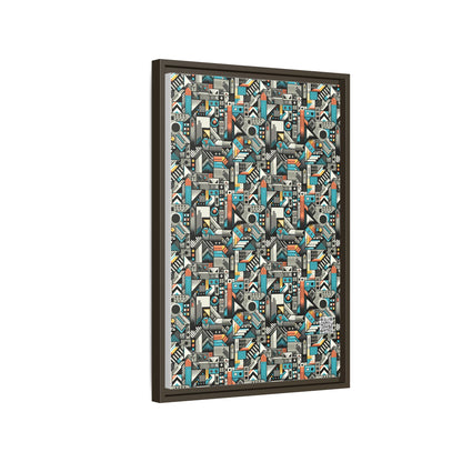 Digital Street Art Urban Street Style Matte Canvas, Framed (multi-color) - 8404 Design-81 B