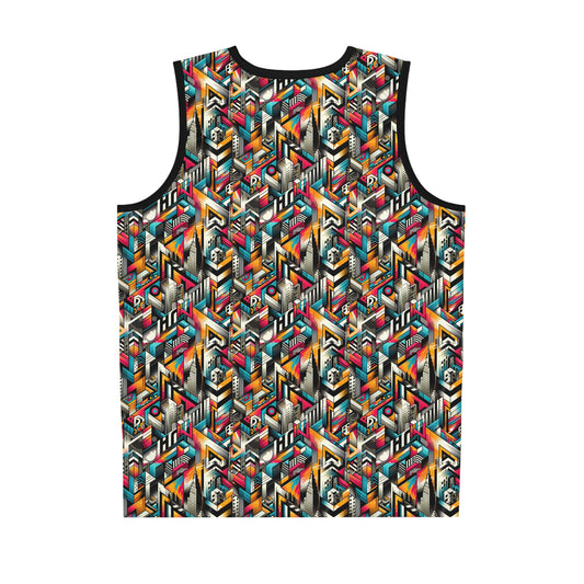 Graffiti Revival Urban Street Art Basketball Jersey - 8404 Design-62