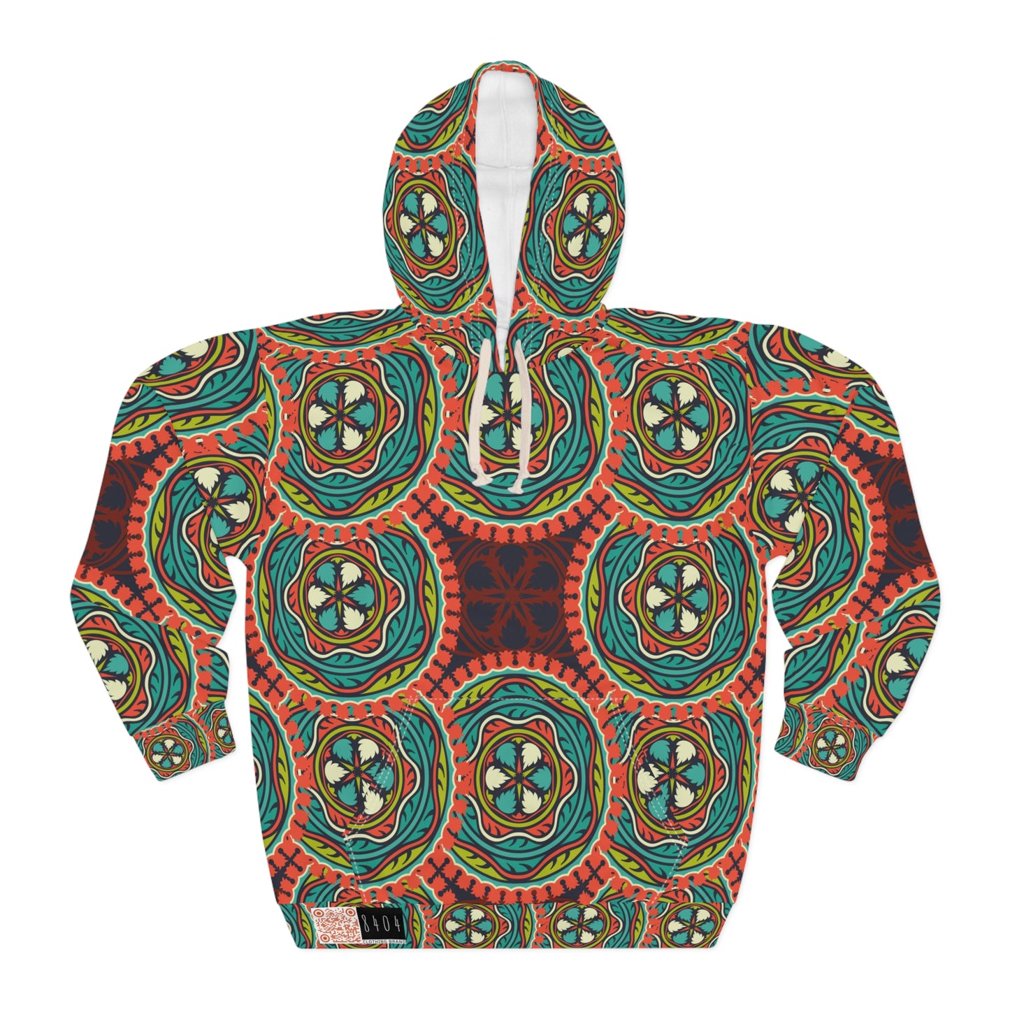 8404's Unisex Adult "Medallions" Fashion Pullover Hoodie