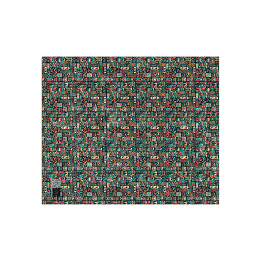 Skate Culture Revival Urban Retro Cool Crushed Velvet Blanket - 8404 Design-61