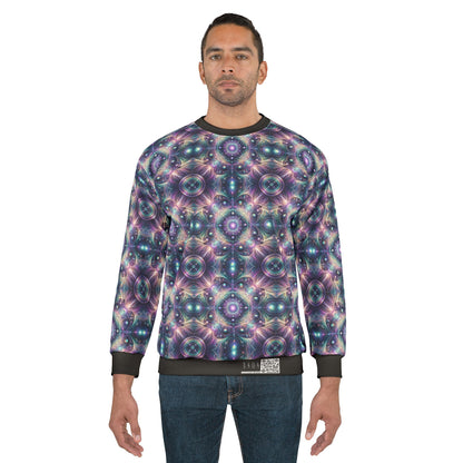 Iridescent Tech Fusion Tech-Forward Streetwear Sweatshirt - 8404 Design-61