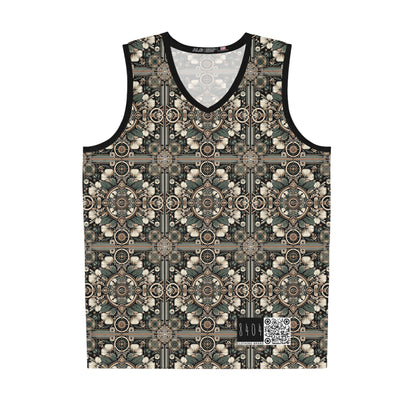 Cyber Garden Party Tech Garden Extravaganza Basketball Jersey - 8404 Design-66