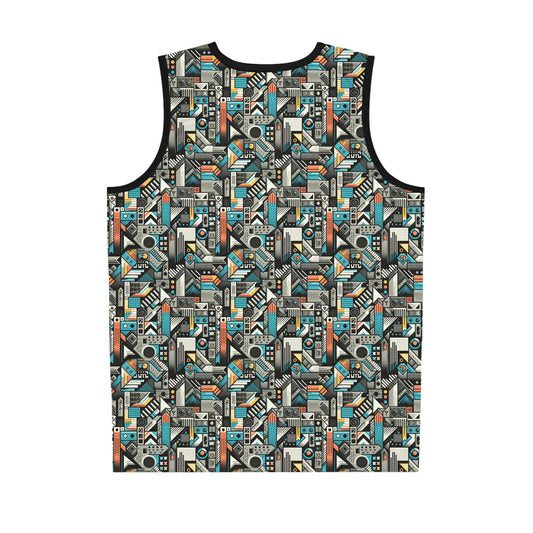 Digital Street Art Urban Street Style Basketball Jersey - 8404 Design-81