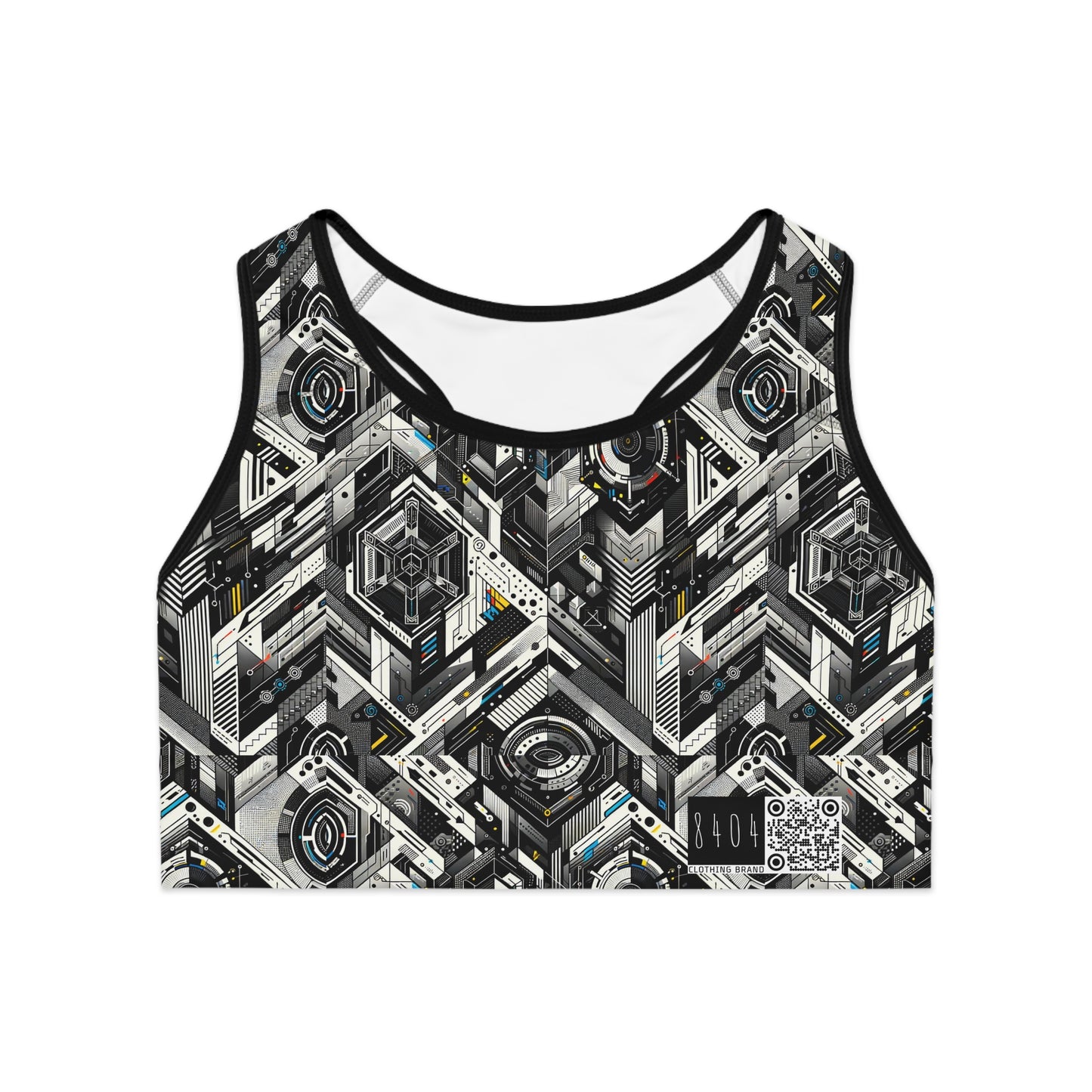 Tech Athletic Fusion Tech-Forward Athletic Sports Bra - 8404 Design-63