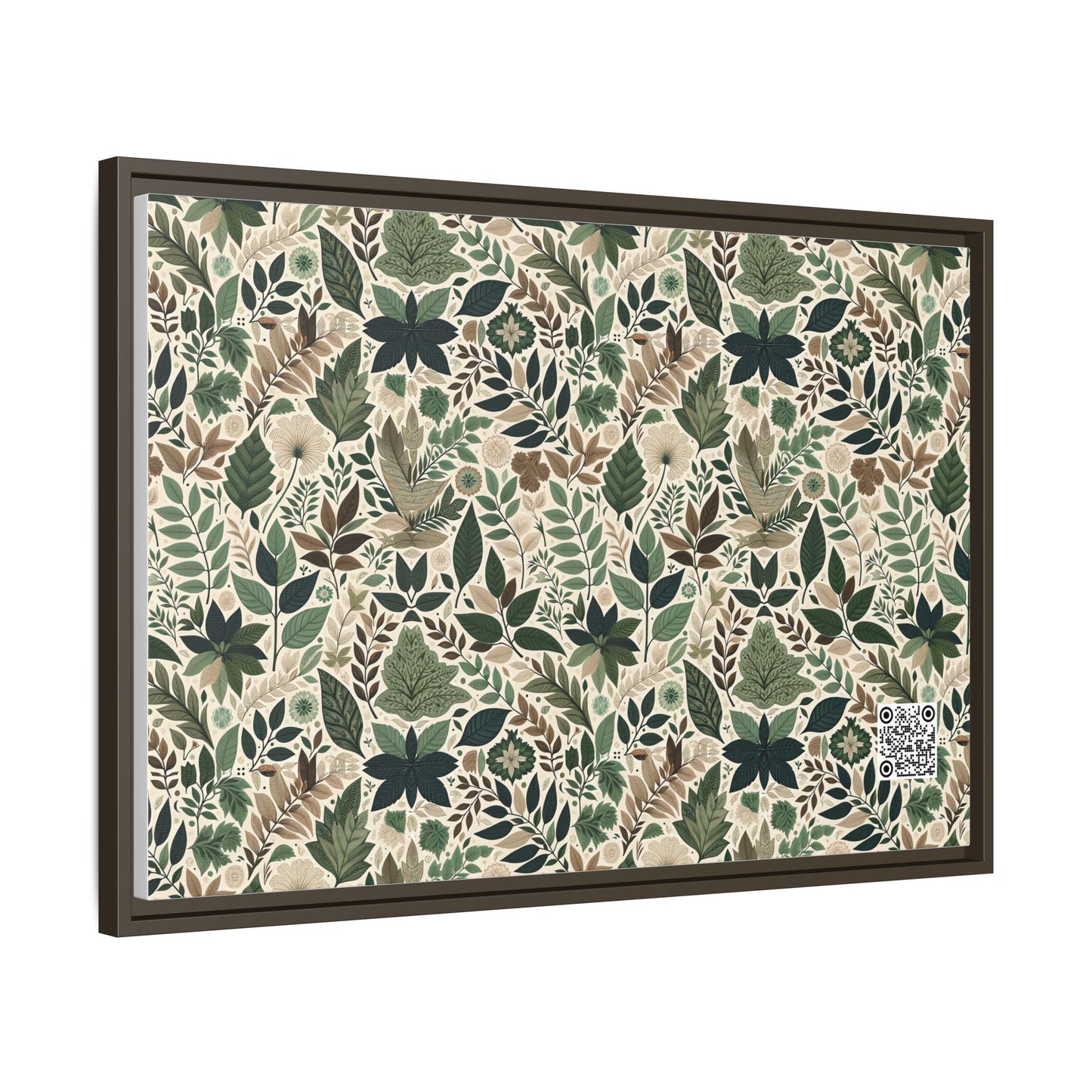 Streetwear Sustainability Environmentally Conscious Streetwear with a Natural Aesthetic Matte Canvas, Framed (multi-color) - 8404 Design-57 A