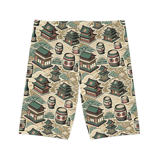 Cultural Artisanal Fusion Contemporary Cultural Elegance Women's Bike Shorts - 8404 Design-68