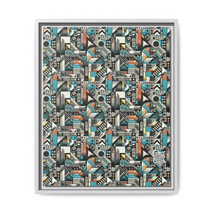Digital Street Art Urban Street Style Matte Canvas, Framed (multi-color) - 8404 Design-81 A