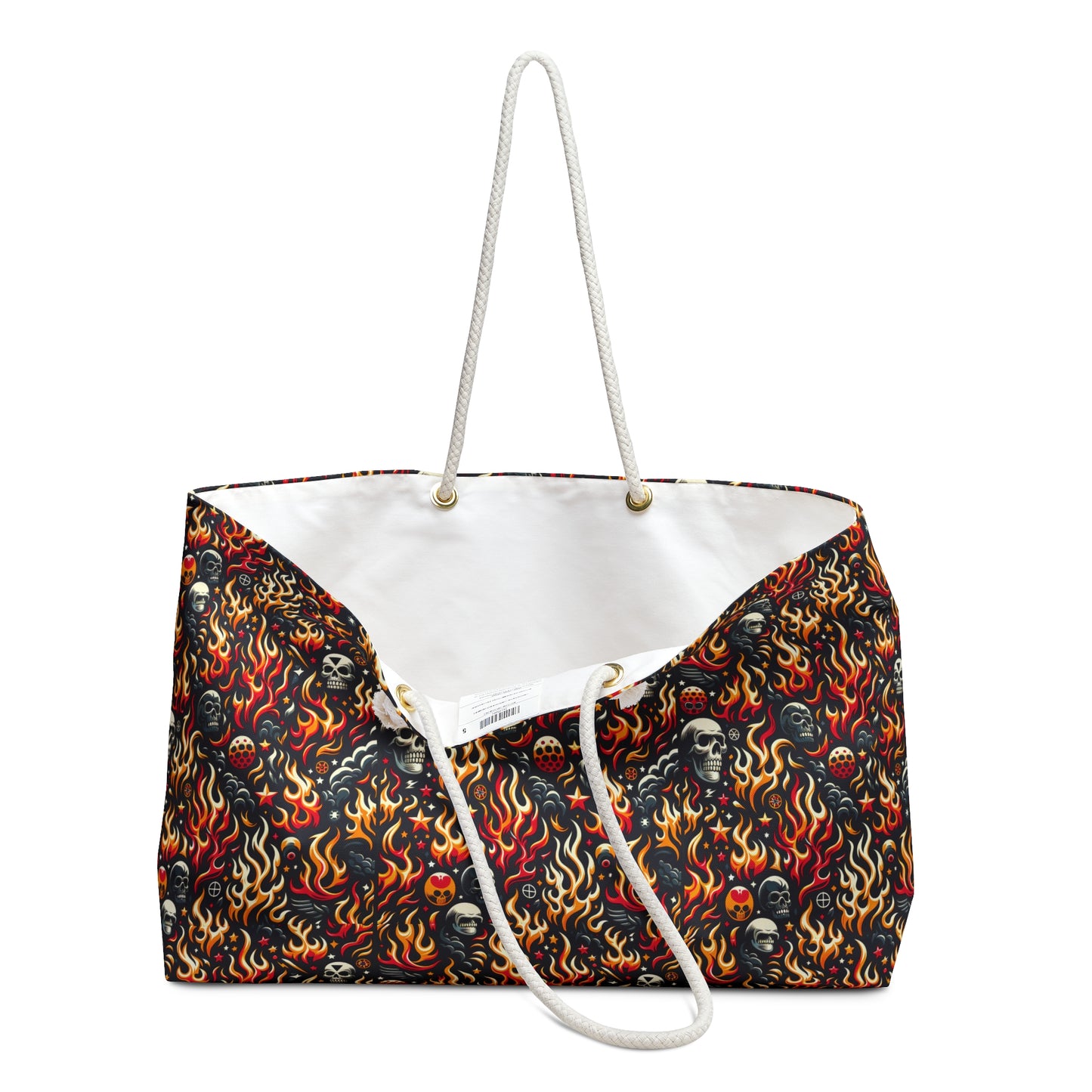 Flame Graphics Maximalist Streetwear Weekender Bag - 8404 Design-76