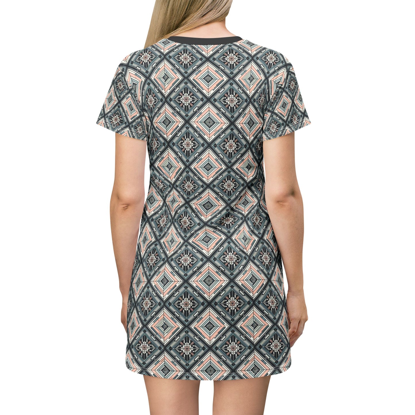 Tech Minimalism Minimalist Tech T-Shirt Dress - 8404 Design-60