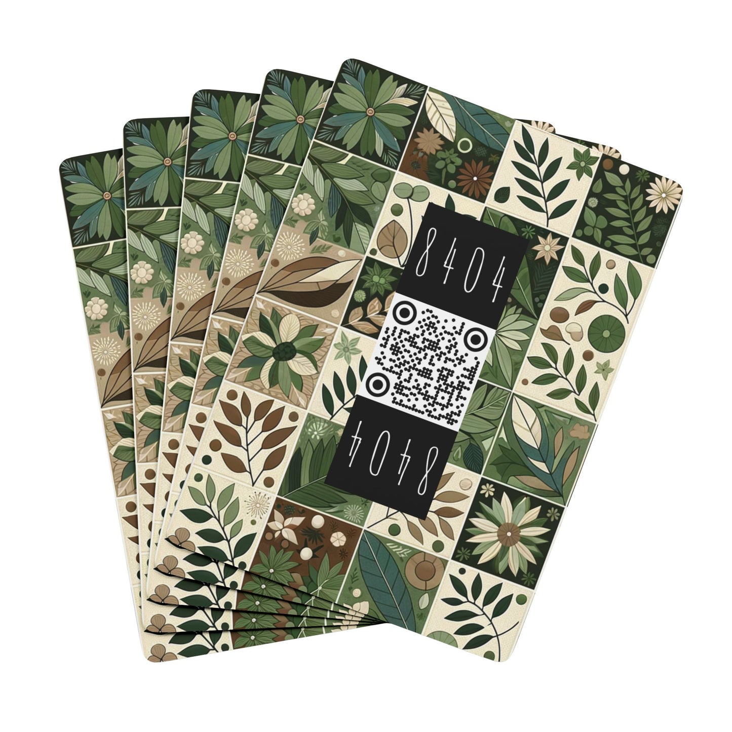 Streetwear Sustainability Environmentally Conscious Streetwear with a Natural Aesthetic Poker Playing Cards - 8404 Design-57 B