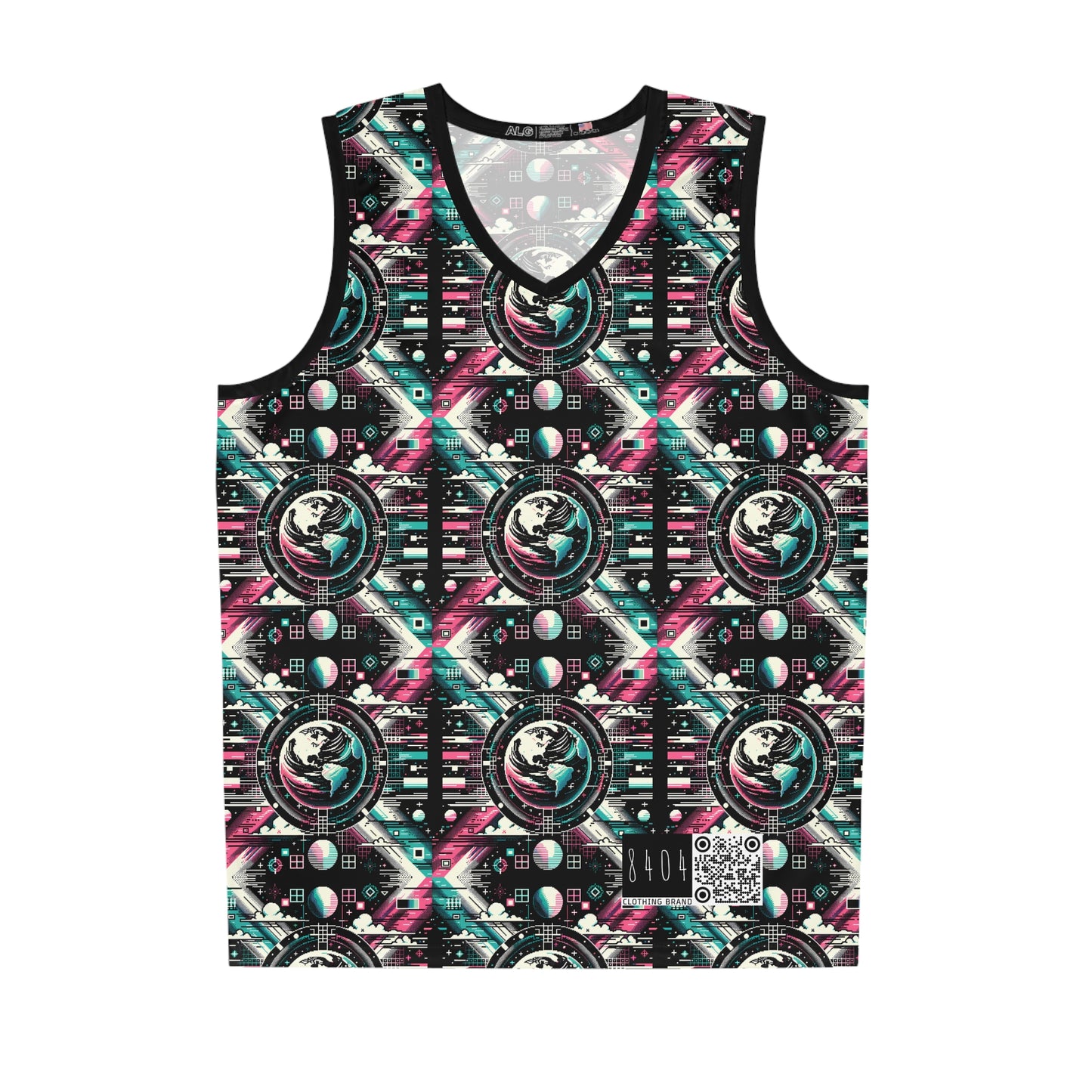 Digital Artistry Digital-native Streetwear Basketball Jersey - 8404 Design-62