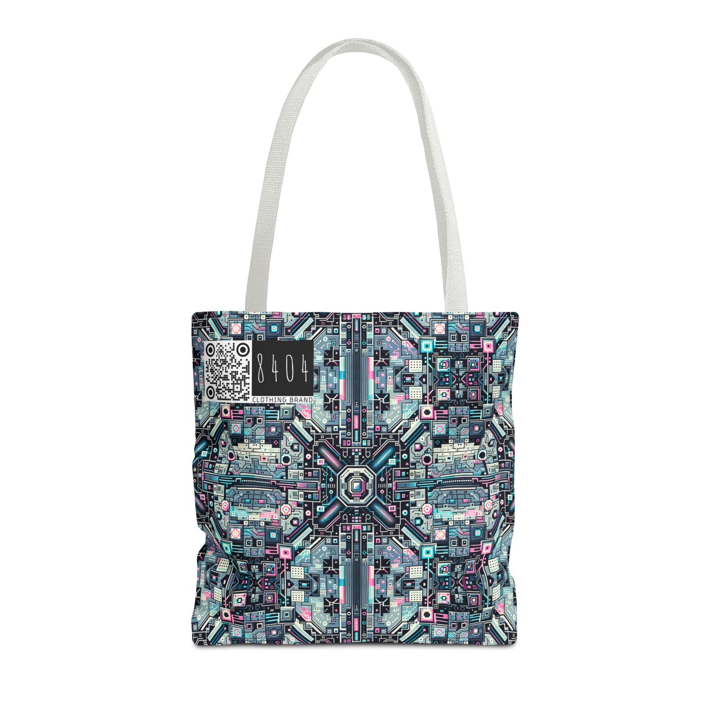 Digital Renaissance Tech-Forward Maximalism Tote Bag - 8404 Design-44