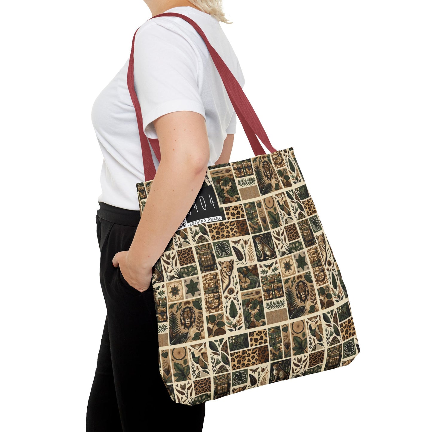 Streetwear Safari Urban Jungle Explorer Tote Bag - 8404 Design-51