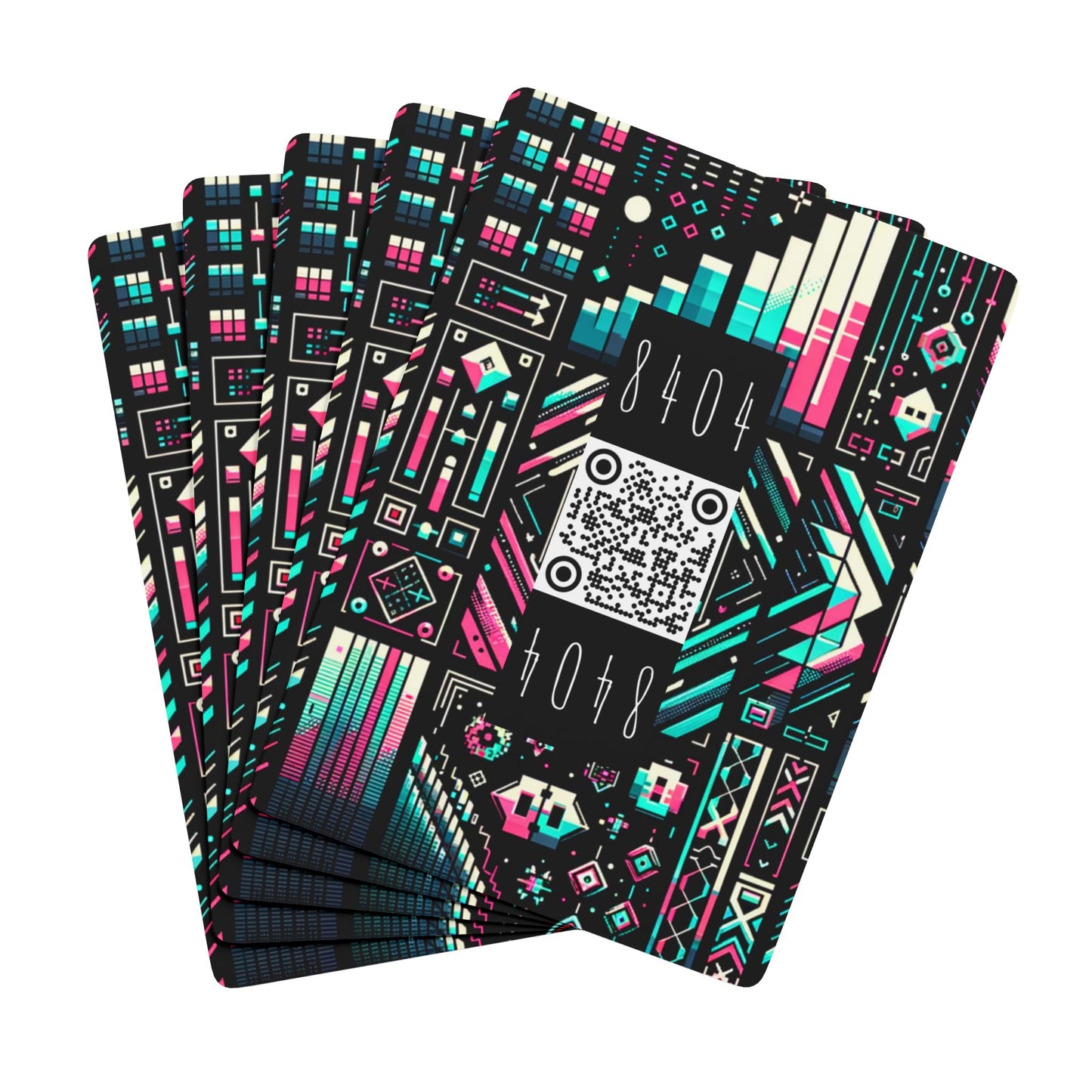 Digital Artistry Digital-native Streetwear Poker Playing Cards - 8404 Design-60 B