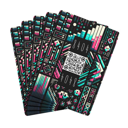 Digital Artistry Digital-native Streetwear Poker Playing Cards - 8404 Design-60 B