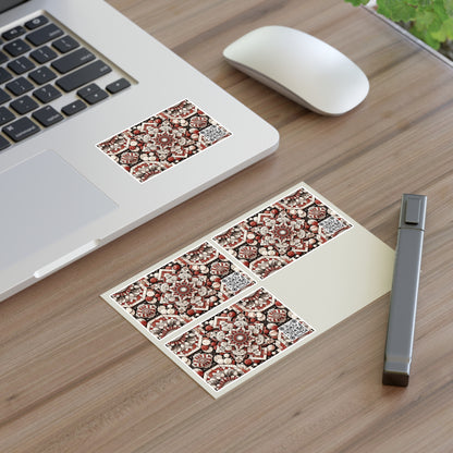 Neo Jomon Sculptural Aesthetics Artisanal Streetwear Sticker Sheets - 8404 Design-55