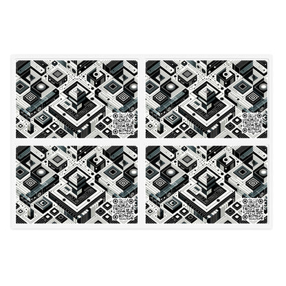 Tech-Forward Athleisure Sleek Tech Aesthetic Sticker Sheets - 8404 Design-37
