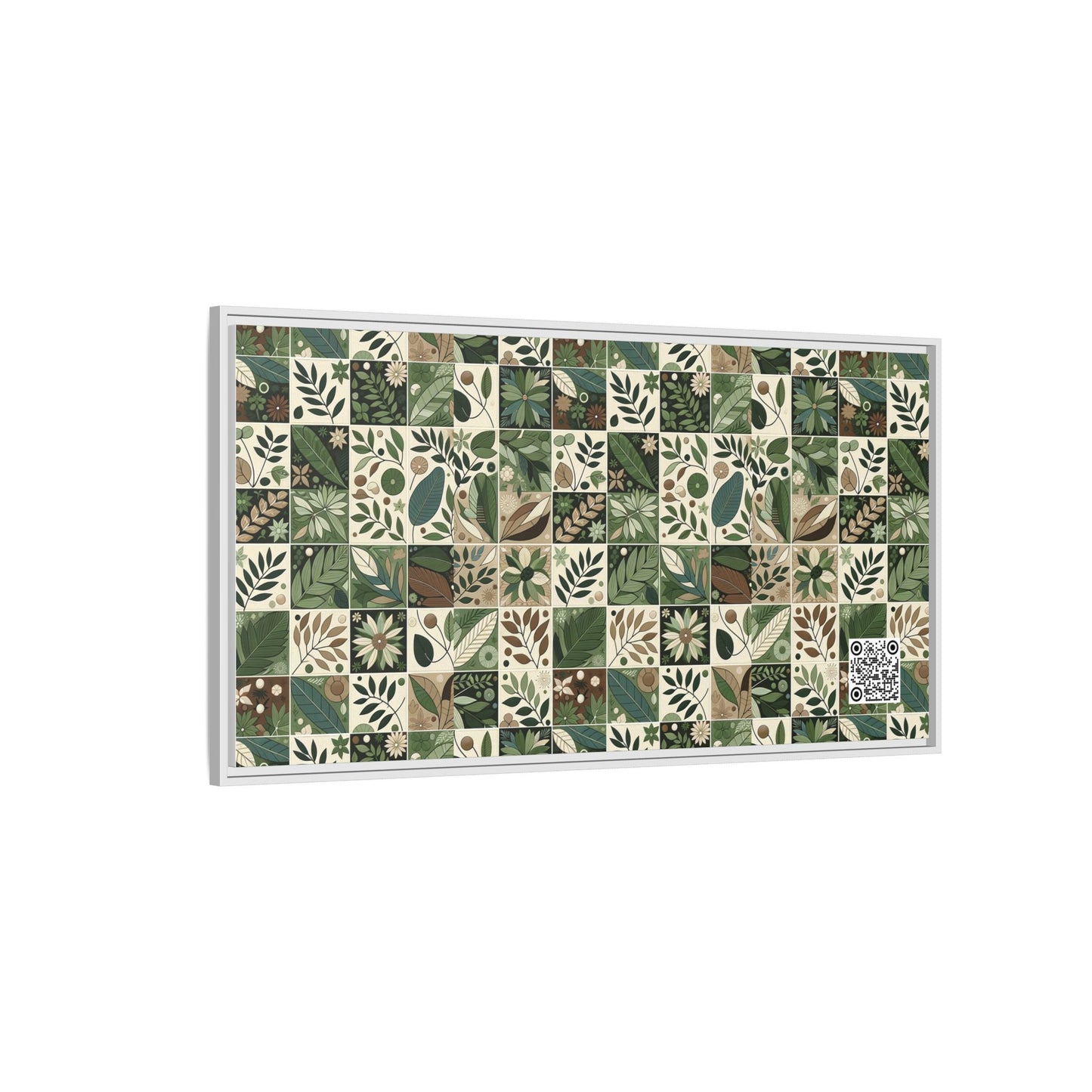 Streetwear Sustainability Environmentally Conscious Streetwear with a Natural Aesthetic Matte Canvas, Framed (multi-color) - 8404 Design-57 B