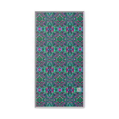 Digital Glitch Vibes Tech-Inspired Streetwear Matte Canvas, Framed (multi-Color) - 8404 Design-71 B