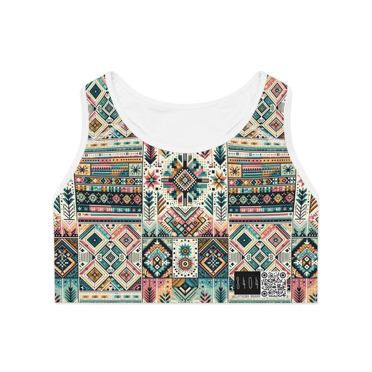 Digital Artisanal Fusion Digital Artisanal Sports Bra - 8404 Design-49
