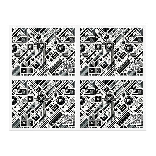 Digital Minimalism Minimalist Tech Sticker Sheets - 8404 Design-62