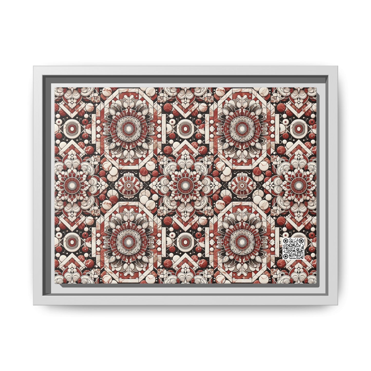 Neo Jomon Sculptural Aesthetics Artisanal Streetwear Matte Canvas, Framed (multi-Color) - 8404 Design-55 A