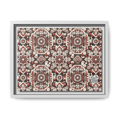Neo Jomon Sculptural Aesthetics Artisanal Streetwear Matte Canvas, Framed (multi-Color) - 8404 Design-55 A
