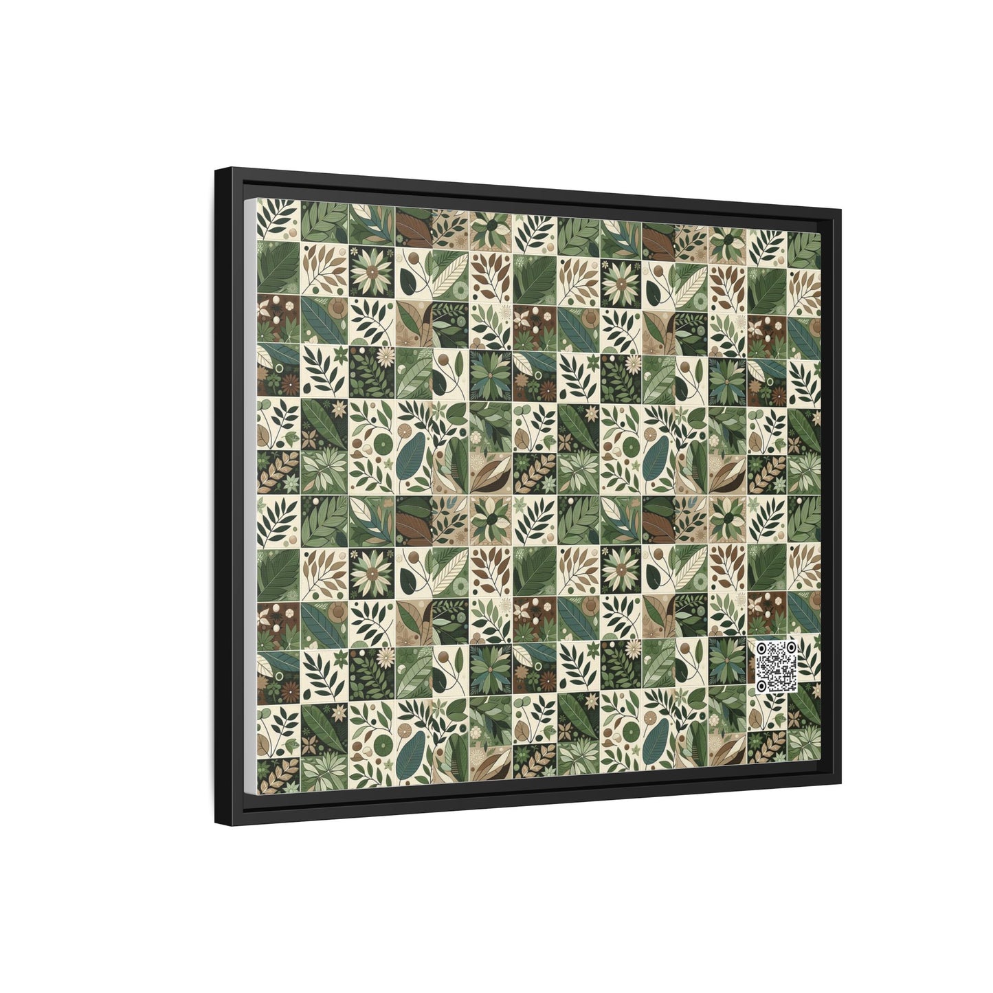 Streetwear Sustainability Environmentally Conscious Streetwear with a Natural Aesthetic Matte Canvas, Framed (multi-color) - 8404 Design-57 B