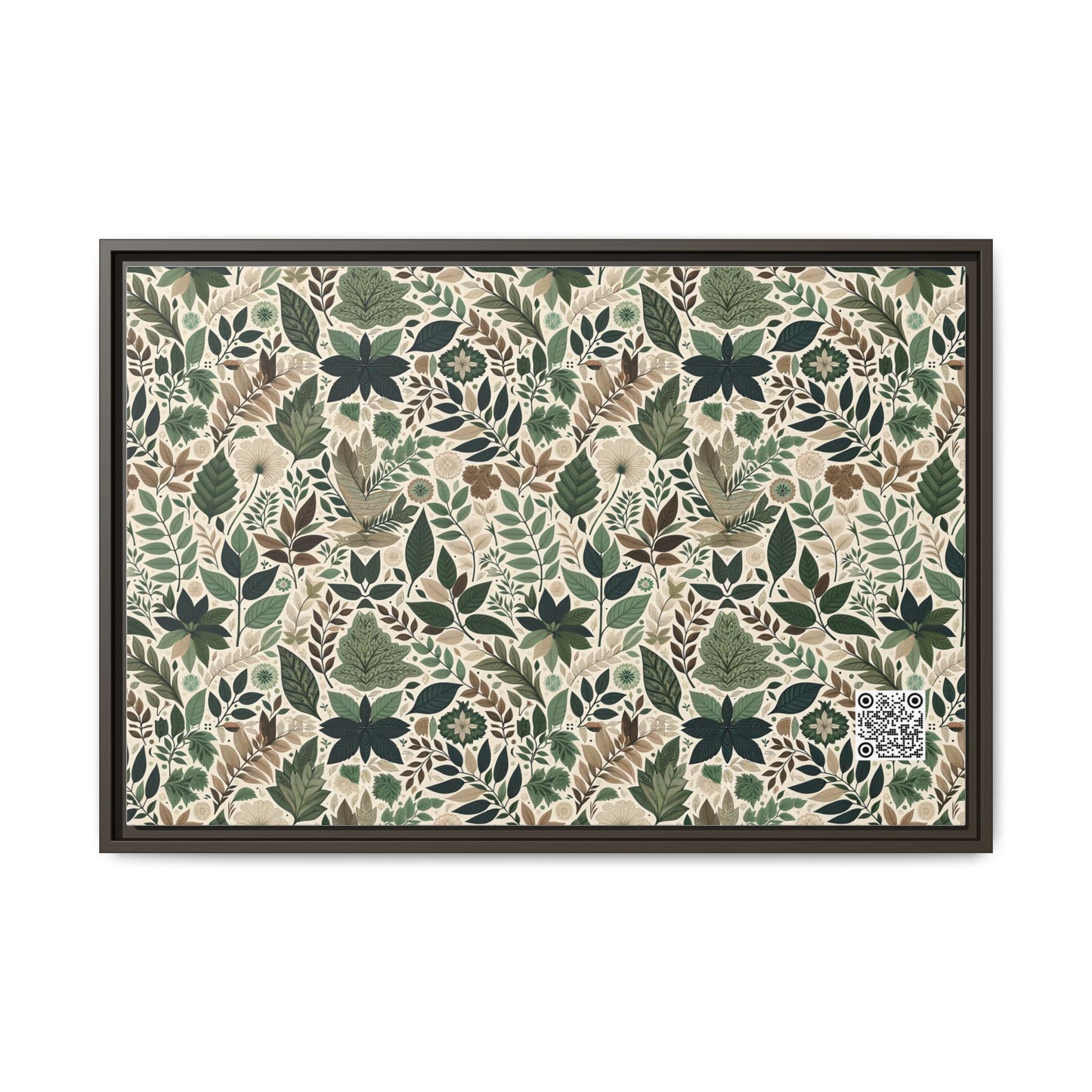 Streetwear Sustainability Environmentally Conscious Streetwear with a Natural Aesthetic Matte Canvas, Framed (multi-color) - 8404 Design-57 A