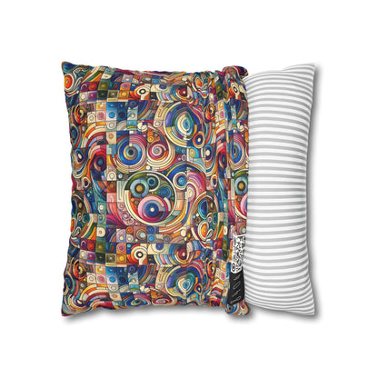 Digital Artistic Expression Artistic Streetwear Faux Suede Square Pillowcase - 8404 Design-49