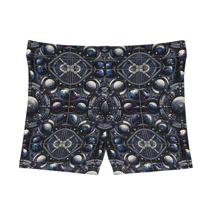 Tech Astronaut Tech-Forward Streetwear Meets Space Exploration Women's Shorts - 8404 Design-46