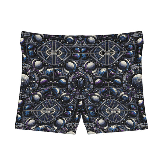 Tech Astronaut Tech-Forward Streetwear Meets Space Exploration Women's Shorts - 8404 Design-46