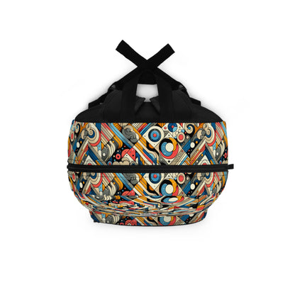 Abstract Graphic Art Modern Artistic Expression Backpack - 8404 Design-62