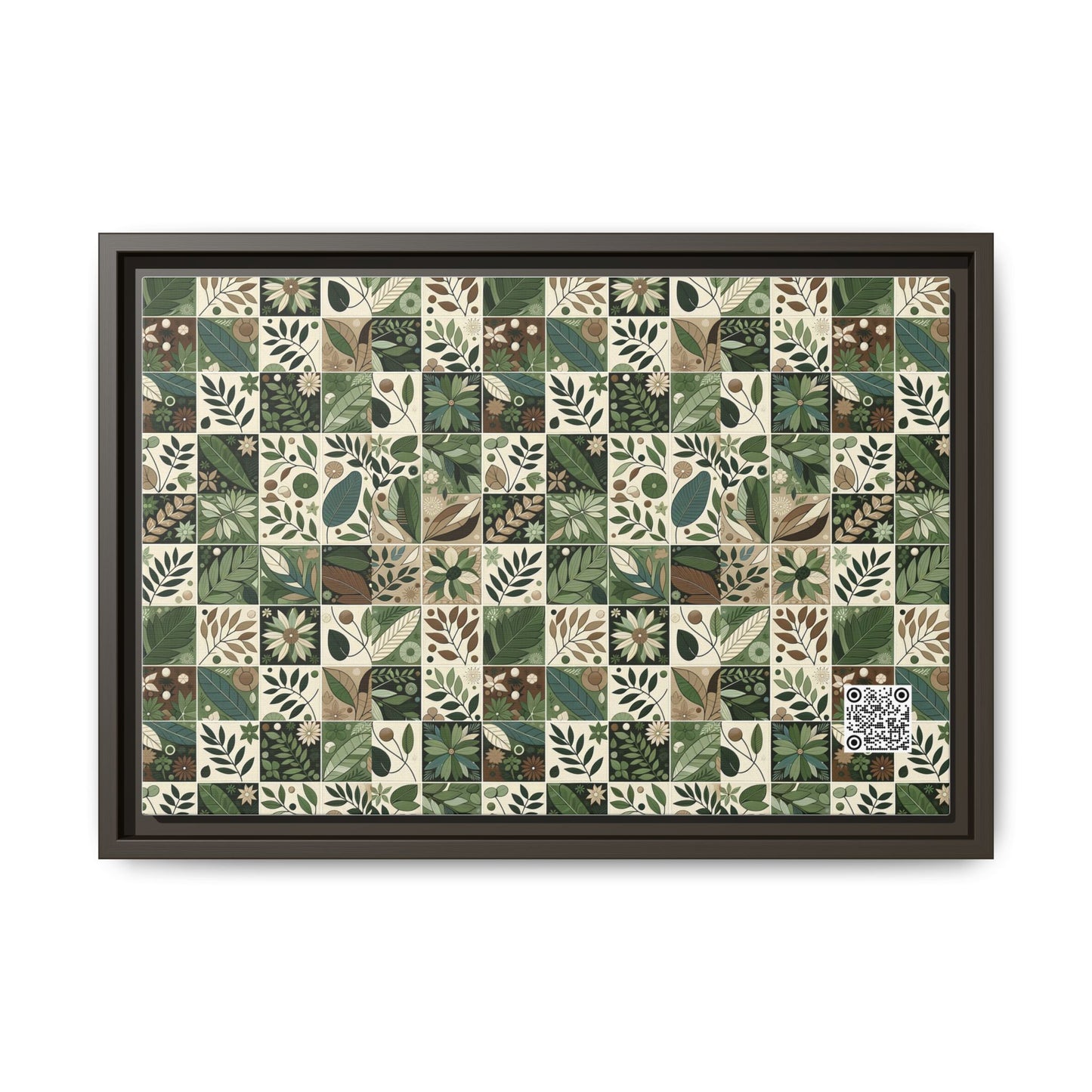 Streetwear Sustainability Environmentally Conscious Streetwear with a Natural Aesthetic Matte Canvas, Framed (multi-color) - 8404 Design-57 B