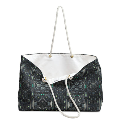 Tech Noir Tech-Forward Minimalism Weekender Bag - 8404 Design-52