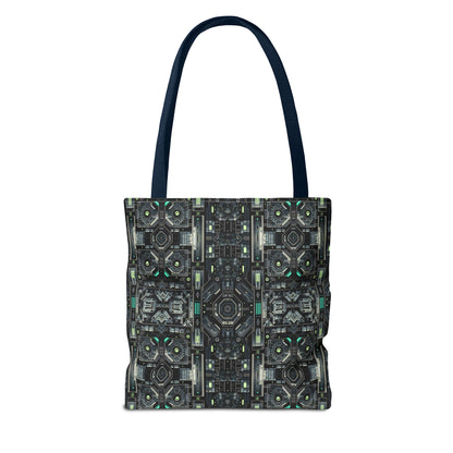 Tech Noir Tech-Forward Minimalism Tote Bag - 8404 Design-52