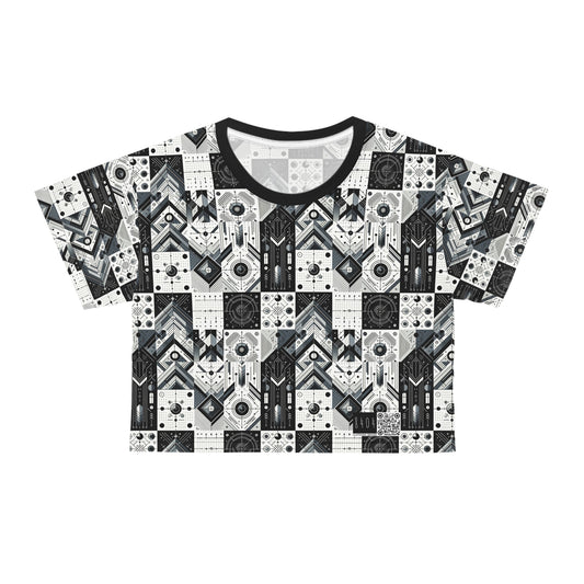 Digital Minimalism Minimalist Tech Crop Tee - 8404 Design-50