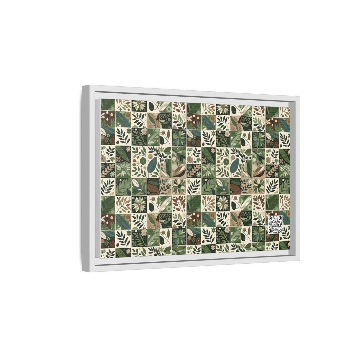 Streetwear Sustainability Environmentally Conscious Streetwear with a Natural Aesthetic Matte Canvas, Framed (multi-color) - 8404 Design-57 B